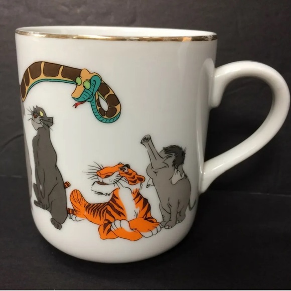 Disney Dining Vintage 7s Disney The Jungle Book Coffee Cup Ceramic